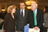El ministro de Defensa, José Antonio Alonso, con Elena Salgado, ministra de Sanidad y Miguel Angel Moratinos, ministro de Asuntos Exteriores en el hotel Villa Magna de Madrid