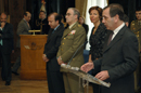 El Ministro de Defensa, José Antonio Alonso, ha presidido en el Cuartel General del Aire el acto de imposición de  condecoraciones a personal civil y militar
