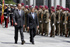 Lops ministros de Defensa Alonso y Severiano pasan revistas a las tropas en el Ministerio de Defensa