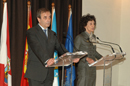Presentación a los medios de comunicación, de la Campaña Ártica 2007 a cargo del ministro de Defensa y de la ministra de Educación y Ciencia