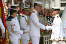 S.A.R. El Principe de Asturias hace entrega de los Reales Despachos a los numero uno de las promociones