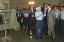 El ministro Alonso y el General del Aire García de la Vega visitan las instalaciones donde se encuentra ubicado el radar