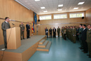 El ministro de Defensa,  José Antonio Alonso, ha visitado hoy el Cuartel General del Mando del  Componente Terrestre de la OTAN en Retamares (Madrid)
