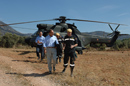 El ministro Alonso llega a la zona donde se encuentra destacada la Unidad Militar de Emergencias (UME)
