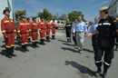 El ministro José Antonio Alonso visita el Centro Logístico Avanzado de la Unidad Militar de Emergencias (UME) ubicado en la localidad de VALL D'ALBA (Castellón)
