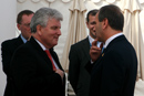 El ministro Alonso con su homólogo británico, Des Browne, en Evora, Portugal