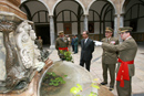 El ministro Alonso durante su visita al palacio de Capitanía