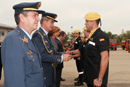 Imposición de condecoraciones en la Unidad Militar de Emergencias