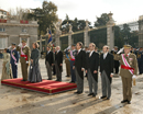 La Familia Real, el presidente del Gobierno y los ministros de Interior y Defensa durante la celebración de la Pascua Militar en el Palacio Real