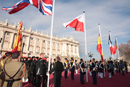 Acto de homenaje a las banderas nacionales de Francia, Polonia, Portugal, Reino Unido y España