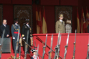 SS.AA.RR. los Principes de Asturias presiden el desfile del Batallón de Honores