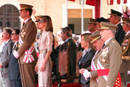 SS.AA.RR. Los Principes de Asturias presiden el acto de entrega de reales despachos en la Academia General Militar