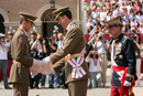 S.A.R. El Principe de Asturias entregan los reales despachos a los números uno de la promoción