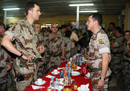 S.A.R. El Príncipe de Asturias,  don Felipe de Borbón ha visitado hoy a las tropas españolas desplegadas en  Afganistán