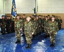 Acto de transferencia de autoridad y relevo de mando del Batallón Multinacional, Base Camp Butmir de Sarajevo
