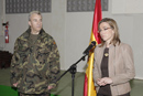 La ministra de Defensa Carme Chacón anuncia la retirada de las tropas españolas desplegadas en Kosovo