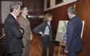 La ministra de Defensa Carme Chacón analiza el desarrollo de la 