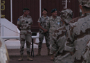 Imposición de condecoraciones a soldados españoles en la base de Camp Europa en Yamena (Chad)