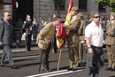 Ciudadanos de Cantabria jurando Bandera