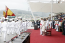 SS.MM. Los Reyes presiden la entrega de Reales Despachos en la Escuela Naval Militar