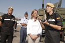 Visita de la ministra de Defensa Carme Chacón a la Unidad Militar de Emergencias (UME)