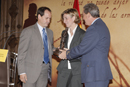 El Jefe del Estado Mayor del Aire José Jiménez Ruiz entrega el Premio Querol Lombardero a Guillermo Leandro Barrios Baudor y a Ana Isabel Pérez Campos