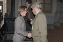 El Jefe del Estado Mayor del Ejército recibe a la ministra de Defensa Carme Chacón
