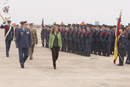 La ministra Carme Chacón pasa revista a la Fuerza en la Academia General Del Aire