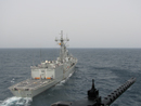 La fragata Victoria patrullando en el Golfo de Aden