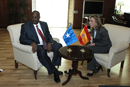 Visita del presidente del Parlamento Federal de Transición de Somalía