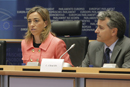 Carme Chacón, ministra de Defensa en el Parlamento Europeo