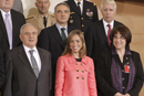 Carme Chacón, ministra de Defensa en la sede de la OTAN