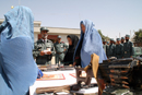 Mujeres afganas en el juramento del cargo