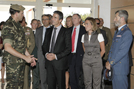 Visita del secretario general de la OTAN y la ministra de Defensa al Centro de Excelencia contra Artefactos Explosivos Improvisados