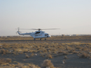 Un helicóptero de Naciones Unidas aterriza en Herat