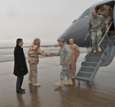 Llegada del general Petraeus a la FSB de Herat