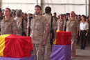Acto despedida de los militares españoles fallecidos en el atentado de Afganistán