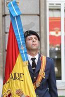 Corbata al Mérito Civil a la Bandera de la agrupación del Cuartel General del Aire