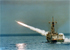 Fragata Numancia realizando un ejercicio  de tiro de misil