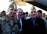 Presidente Hamid Karzai: Junto al coronel Alonso y el embajador español en Afganistán,José Turpín Molina.