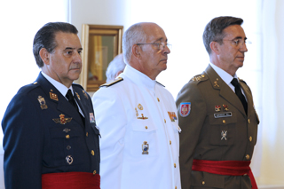 Jura del cargo de los nuevos jefes de Estado Mayor de los Ejércitos y de la Armada