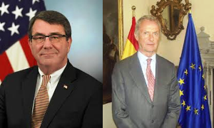 El Secretario Carter y el Ministro Morenés