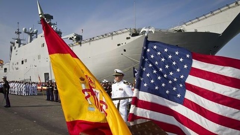El General del Ejército de los Estados Unidos, Martin E. Dempsey visita la Base Naval Española de Rota.