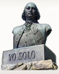 Bust of general  Bernardo de Gálvez