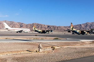 Spanish Hercules and Airbus at Nellis Air Force Base