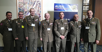 BG Sabaté with Military Attaché and MADOC officers.