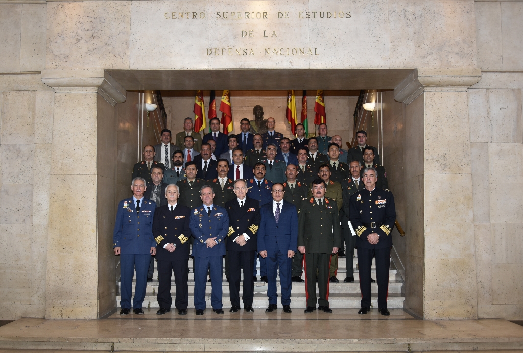 Clausura del XII Curso de Altos Estudios de Defensa para Oficiales Superiores Afganos