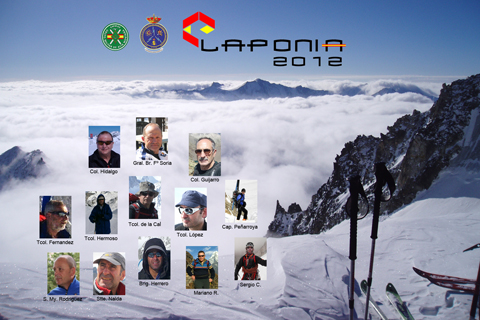 Poster oficial de la Expedición Laponia 2012