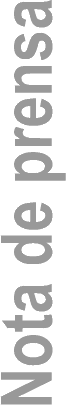 nota de prensa