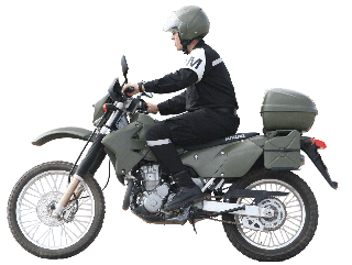 Motocicleta Suzuki. Modelo DRZ 400 S
